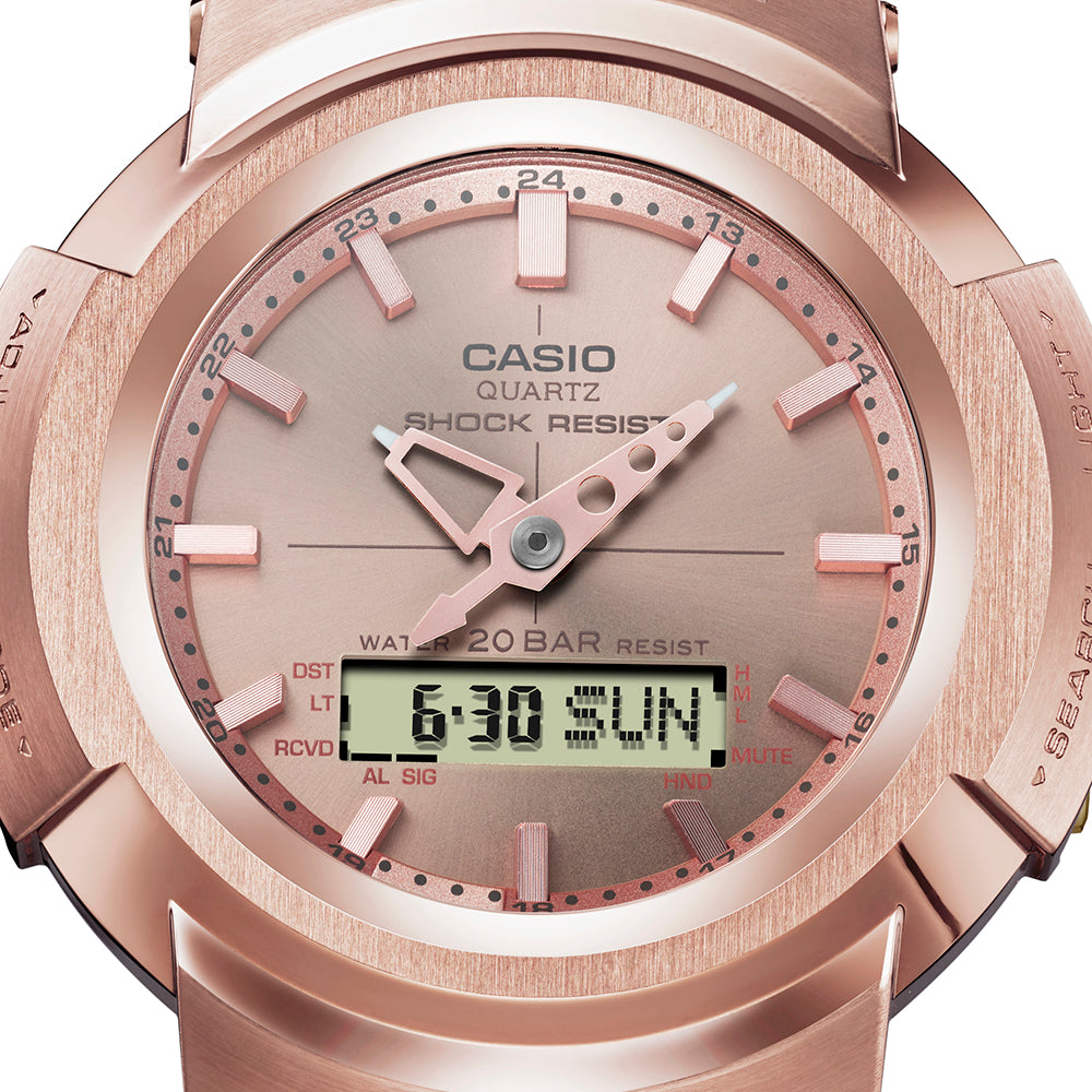 G-Shock Full Metal AWM500GD-4A Rose Gold Ingot Stylish Watch Collection