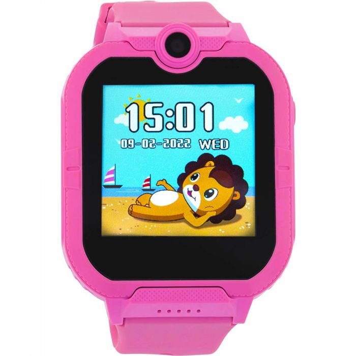 Active Pro Little Einstein Kids' Pink Smart Watch - Talking Time Teacher