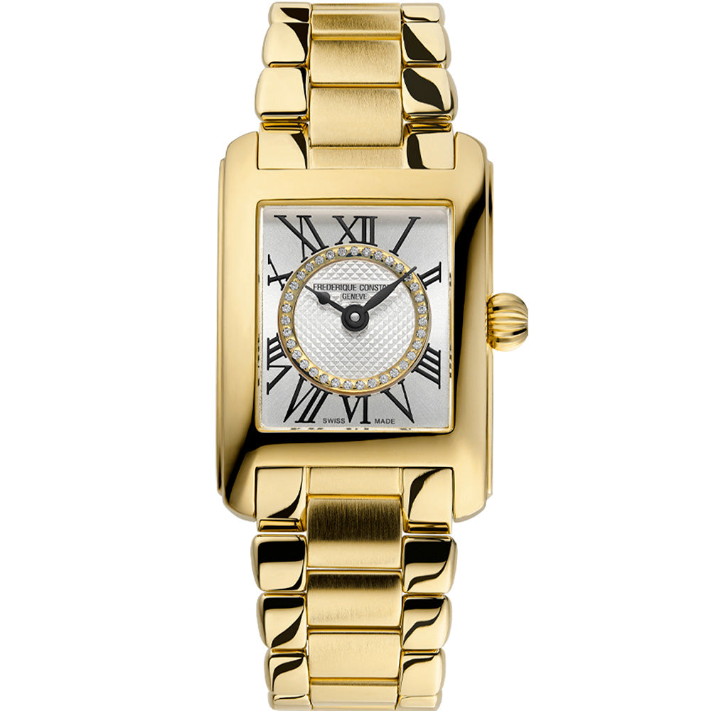 Frederique Constant FC-200MCDC25B Classic Square Ladies Watch with Roman Numerals