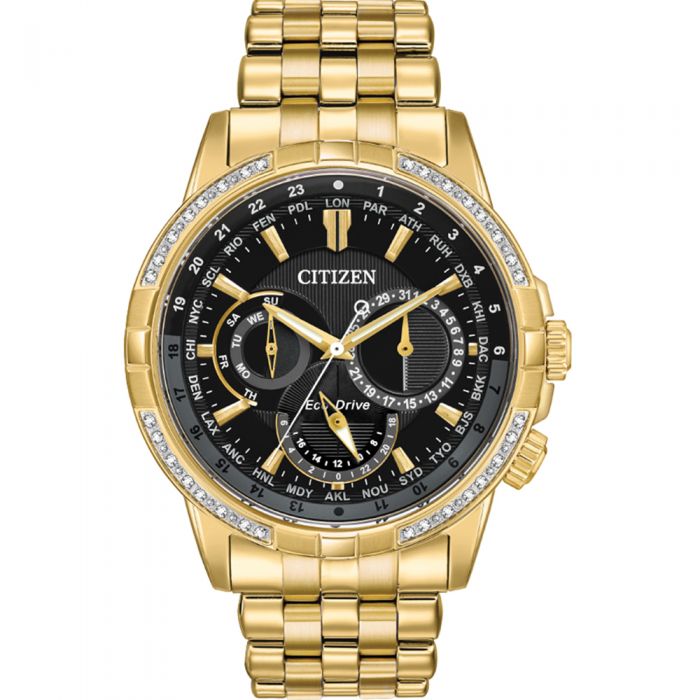 Citizen Eco-Drive BU2082-56E with 32 Set Diamonds and Global Timekeeping