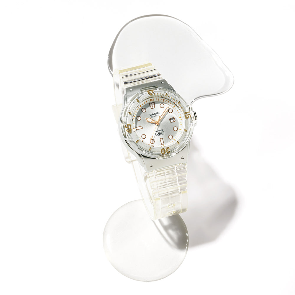 Casio Stylish LRW200HS-7E Slim Compact Analog Watch with Translucent Design