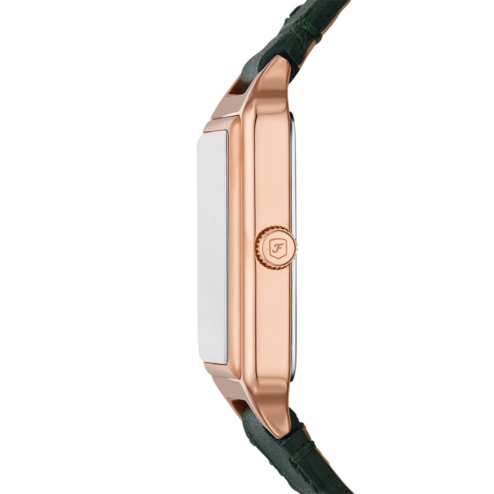 Fossil ES5366 Raquel Luxury Women's Rose Gold Rectangular Quartz Watch