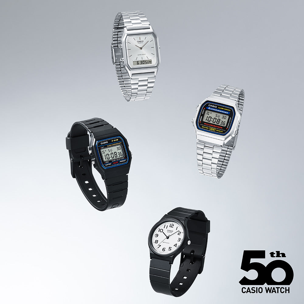 Casio F91W-1 Digital Watch: Sleek Black, Durable & Lightweight