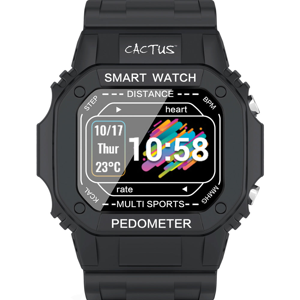 Cactus Nexus CAC-136-M01 Smartwatch and Fitness Tracker for Health and Activity Monitoring