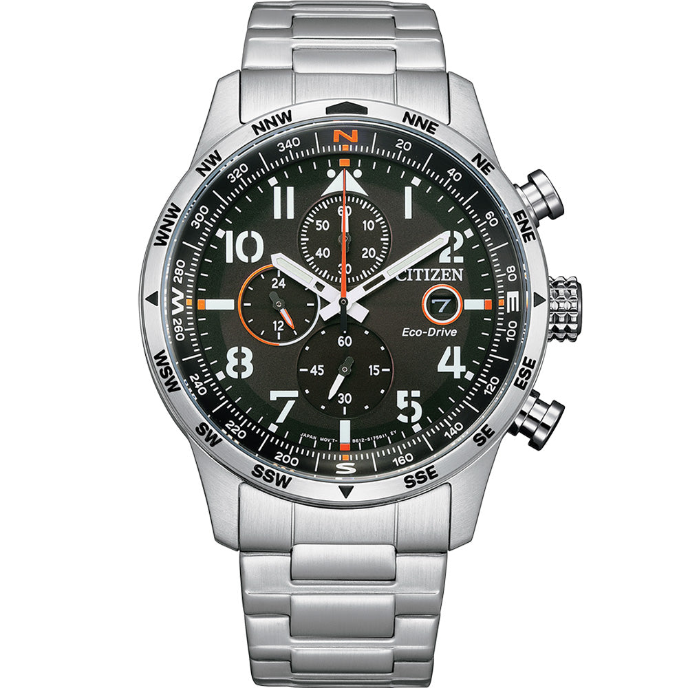 Citizen Eco-Drive CA0790-83E Stylish Stainless Steel Chronograph Watch