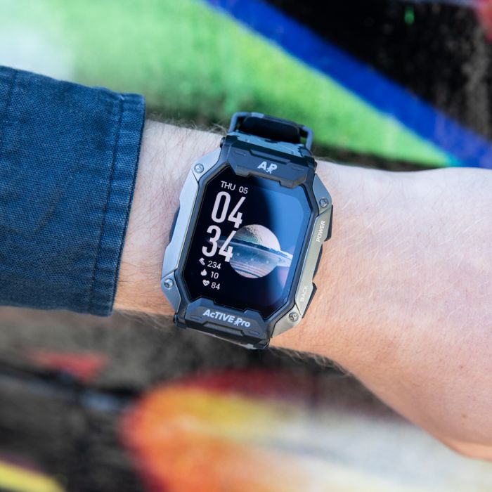Active Professional Smart Watch for Army in Stylish Grey Edition