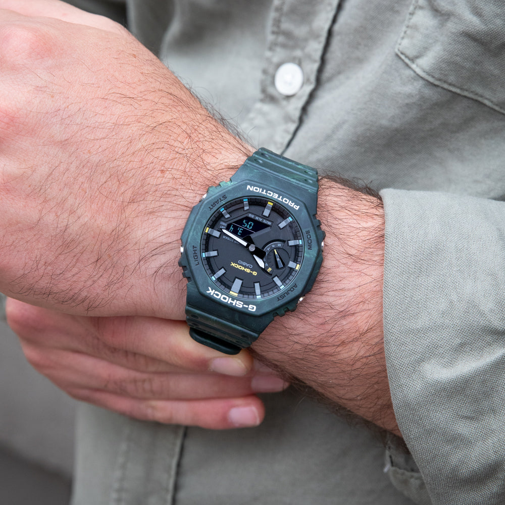 G-Shock GA2100FR-3A 'CasiOak' International Edition Watch from the Mystic Forest Series