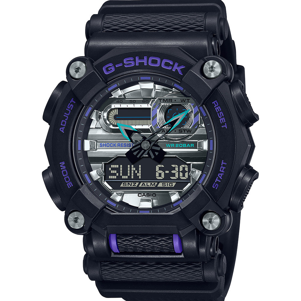 G-Shock GA900AS-1A Stylish Men's Wristwatch with Eye-Catching Design