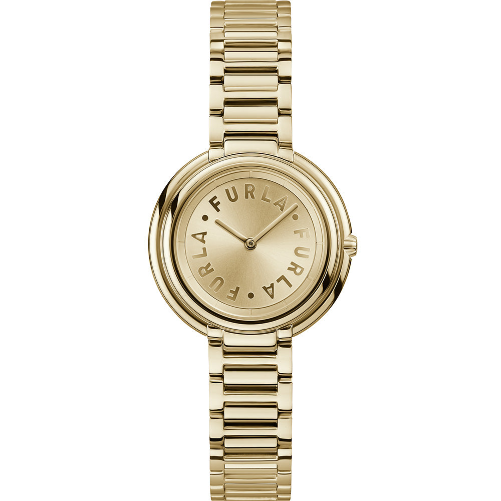 Furla Women's All-Gold Icon Shape Minimalist Watch WW00032005L2