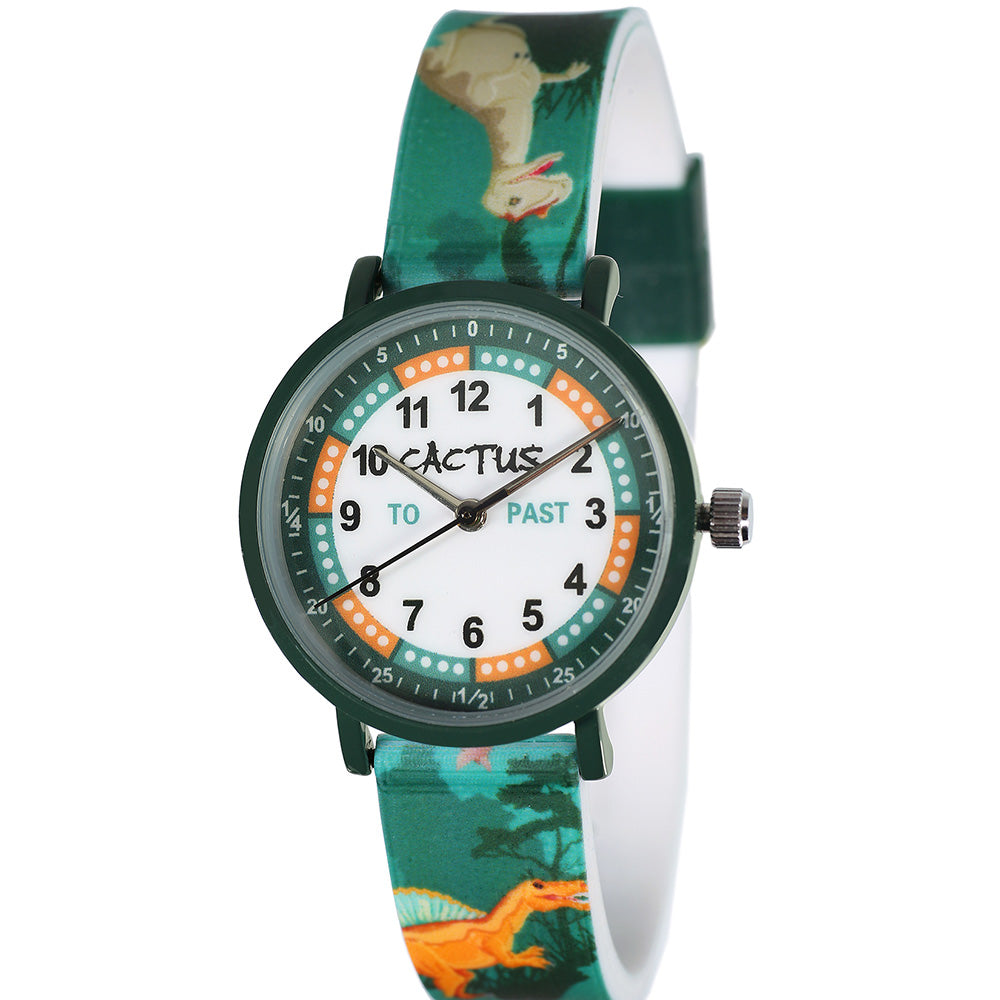 Cactus CAC143M12 Durable Dinosaur Kids Watch for 5 - 10 Years Old