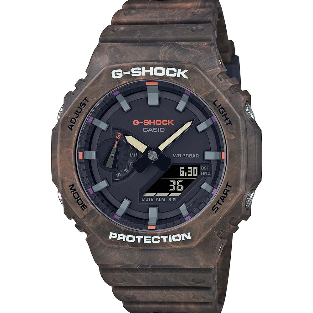 G-Shock GA2100FR-5A 'CasiOak' International Edition Mystic Forest Series Fashionable Men's Wristwatch