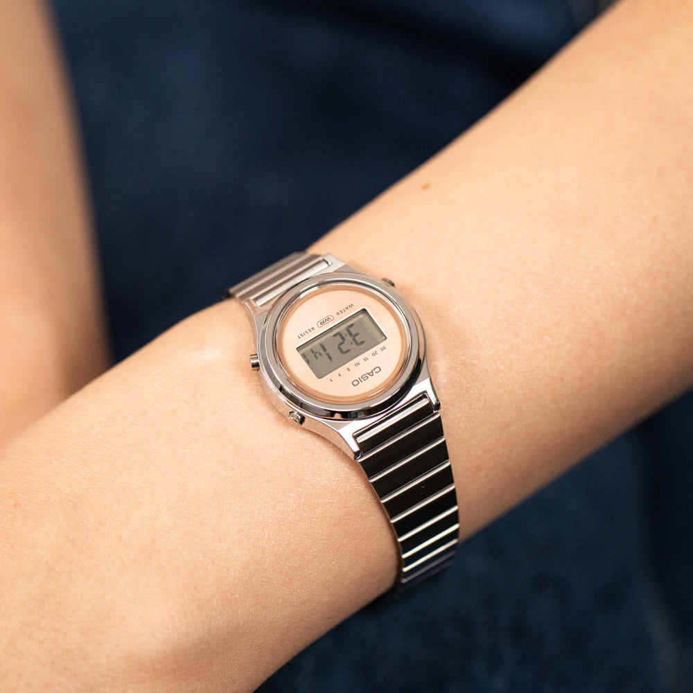 Casio LA700WE-4A: A Delicate Urban Digital Watch with Soft Blush Dial