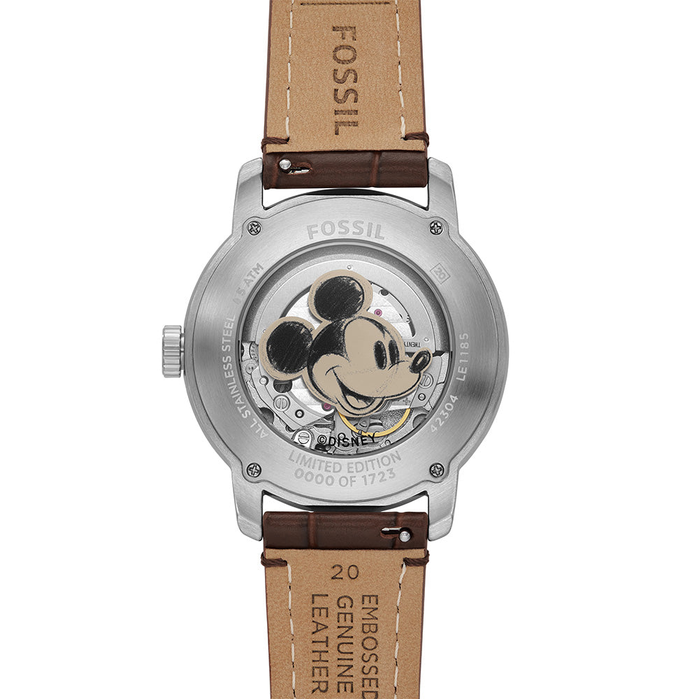 Fossil LE1185 Unisex Automatic Watch for Disney's 100th Anniversary