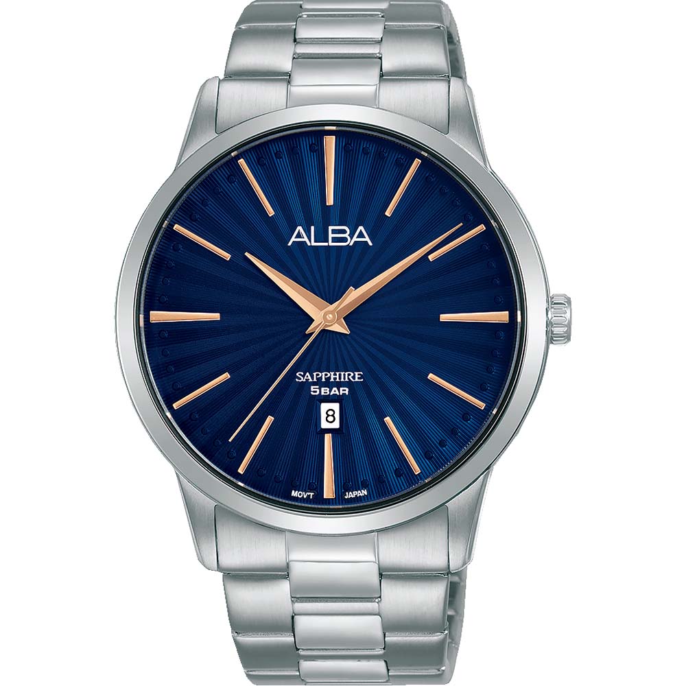 Alba AG8K81X1 Stainless Steel Men's Stylish Wristwatch