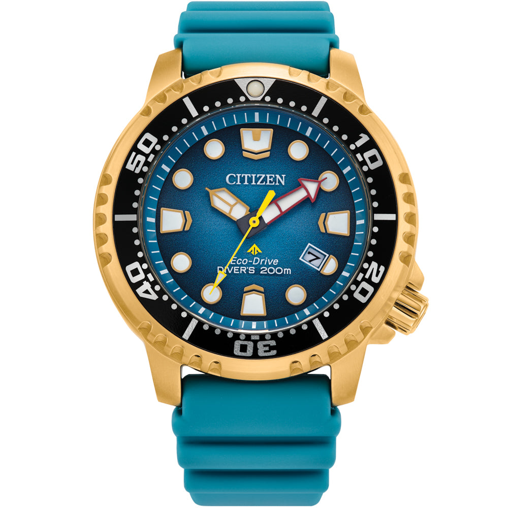 Citizen Promaster Marine Divers Eco - Drive Watch BN0162 - 02X for Professional Diving Enthusiasts