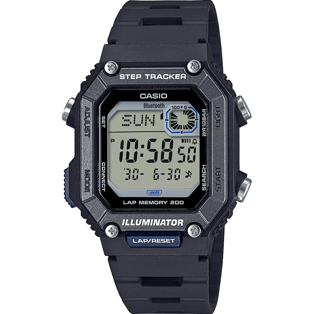 Casio Digital Step Tracker WSB1000-1A with Bluetooth Connectivity