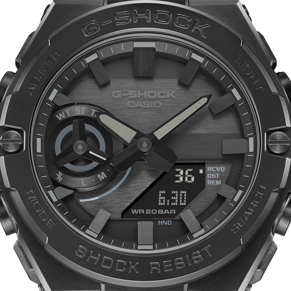 G-Shock GSTB500BD-1A G-Steel Bluetooth Black Men's Compact Watch