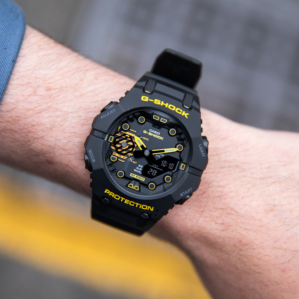 G-Shock GAB001CY-1A: Bold Black and Caution Yellow Tough Watch