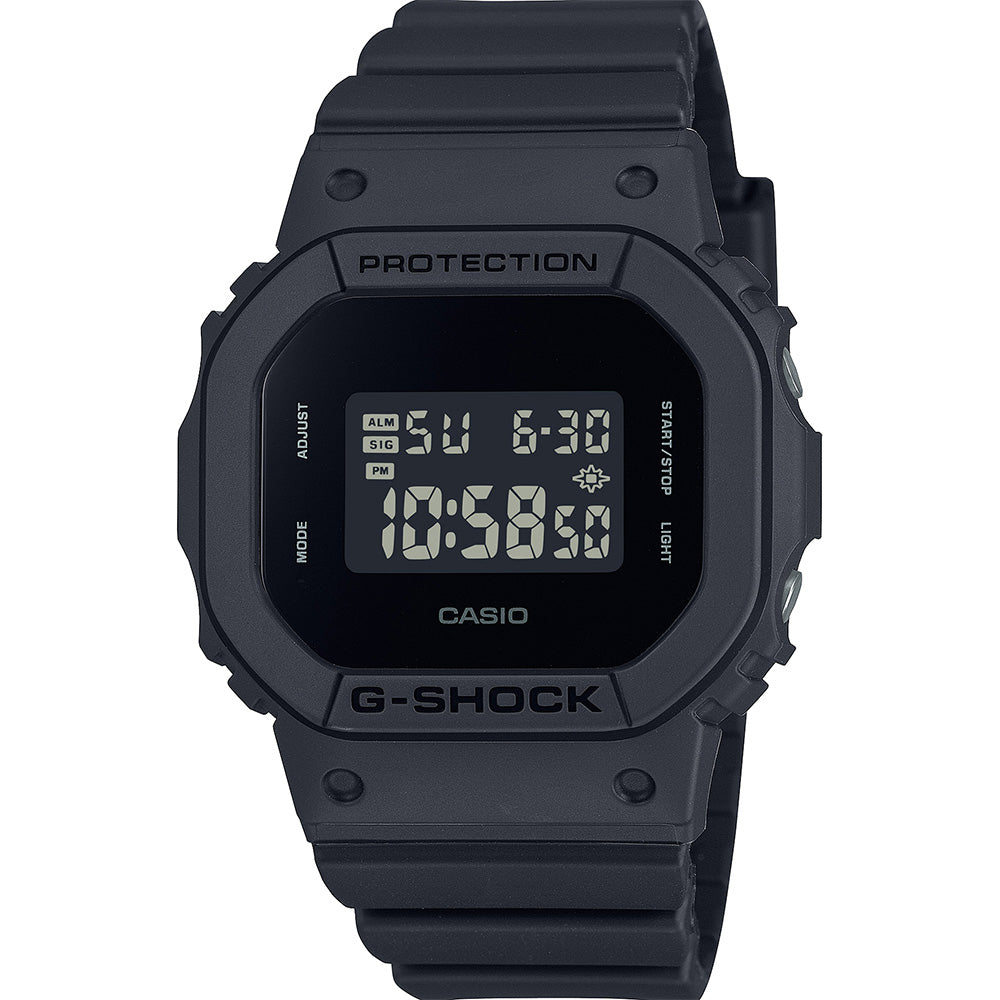 G-Shock GMDS5610BB-1D Sleek All-Black Digital Watch for Durable Daily Wear