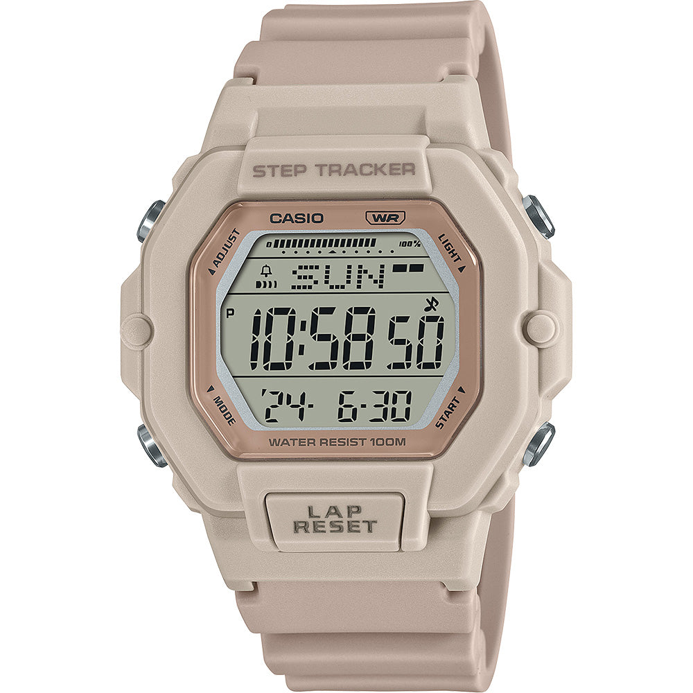 Casio Digital Step Tracking Women's Watch - Model LWS2200H-4 for Active Lifestyles