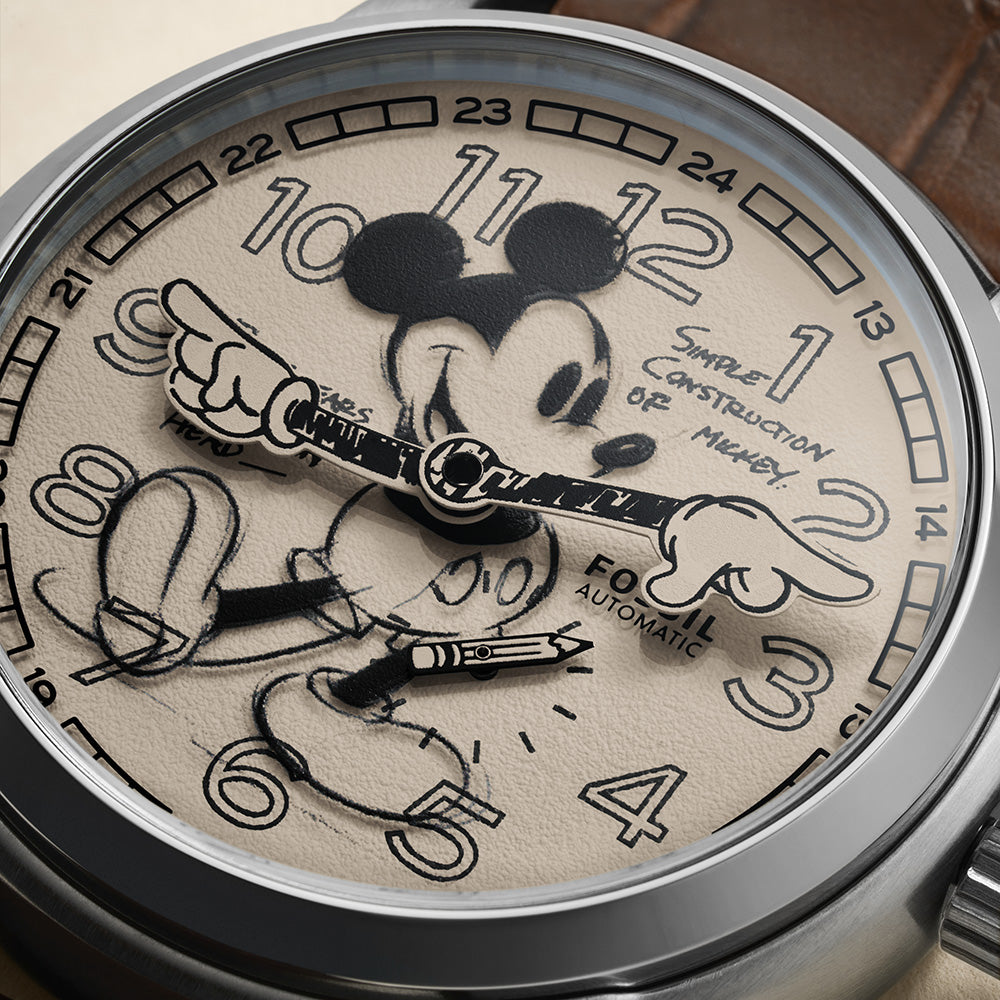 Fossil LE1185 Unisex Automatic Watch for Disney's 100th Anniversary