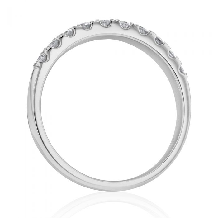 Exquisite 1/2 Carat Flawless - Cut Platinum Diamond Eternity Wedding Band