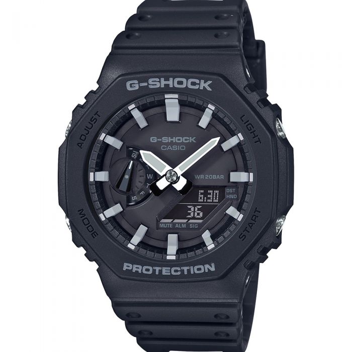 G-Shock GA2100-1A Black 'CasiOak' Men's Digital-Analog Watch - A Stylish and Durable Timepiece