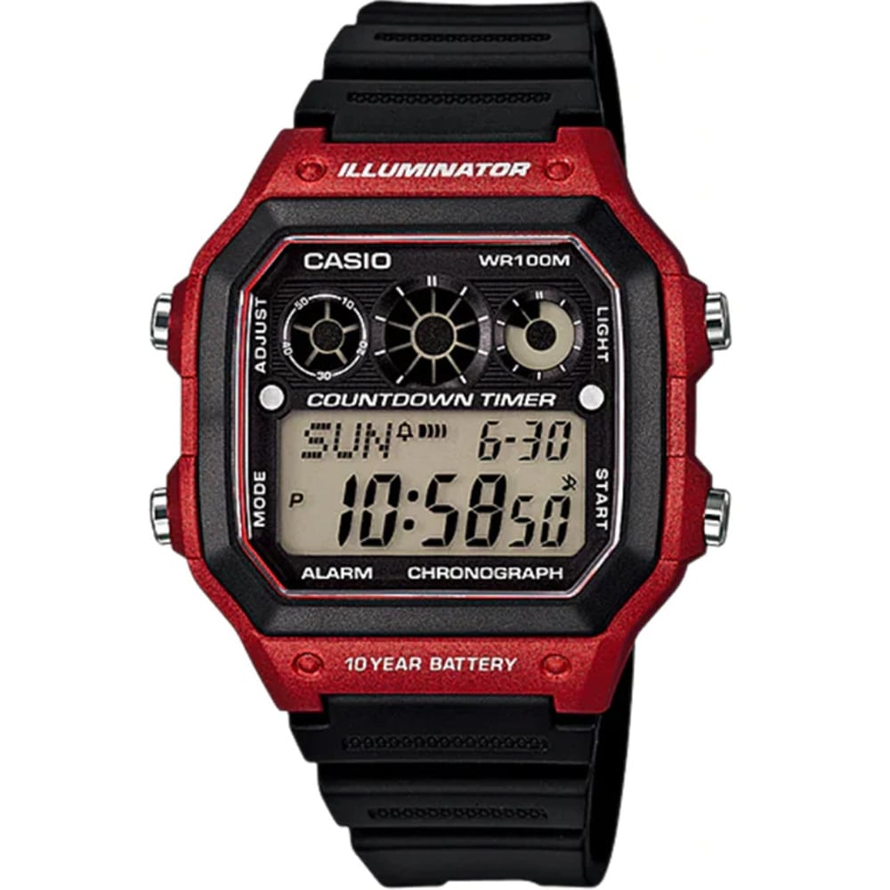 Casio AE1300WH-4A Stylish Digital Watch with Multiple Functions