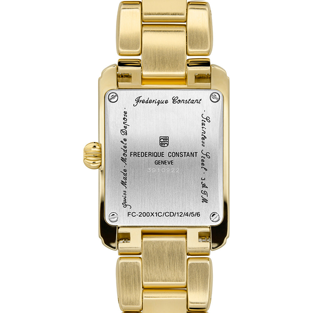Frederique Constant FC-200MCDC25B Classic Square Ladies Watch with Roman Numerals
