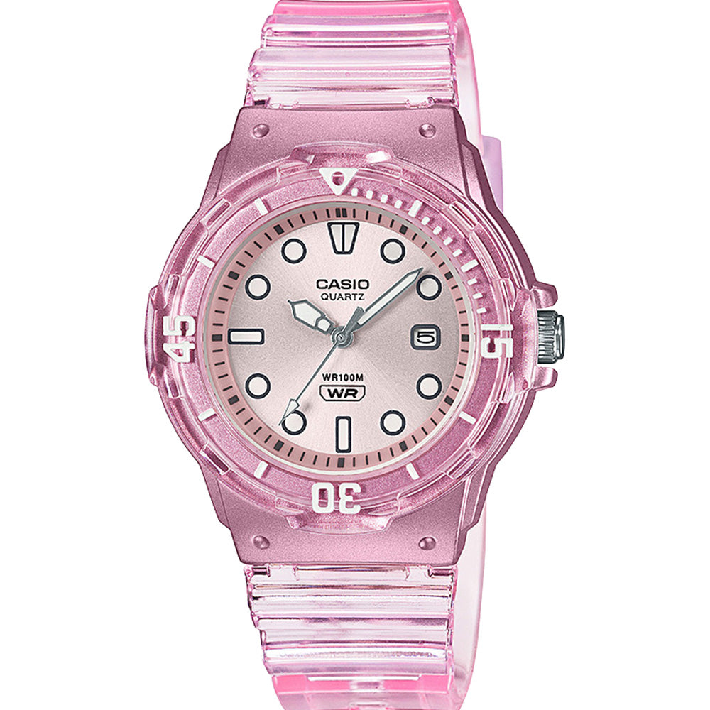 Caso LRW200HS-4E Translucent Band Slim Analog Timepiece