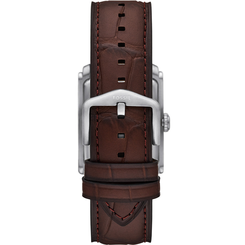 Fossil Carraway FS6110 Men's Quartz Watch with Leather Strap