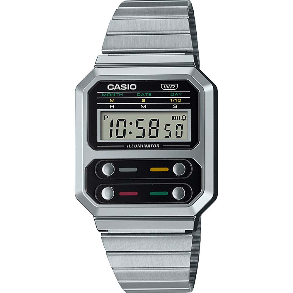 Casio Vintage Men's and Women's A100WE-1A Stylish Digital Watch
