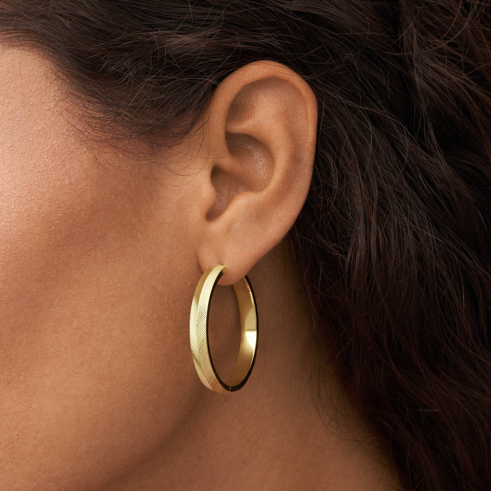 Fossil Harlow Style Yellow Gold - Coated Stainless Steel Earrings for Fashion Accessory