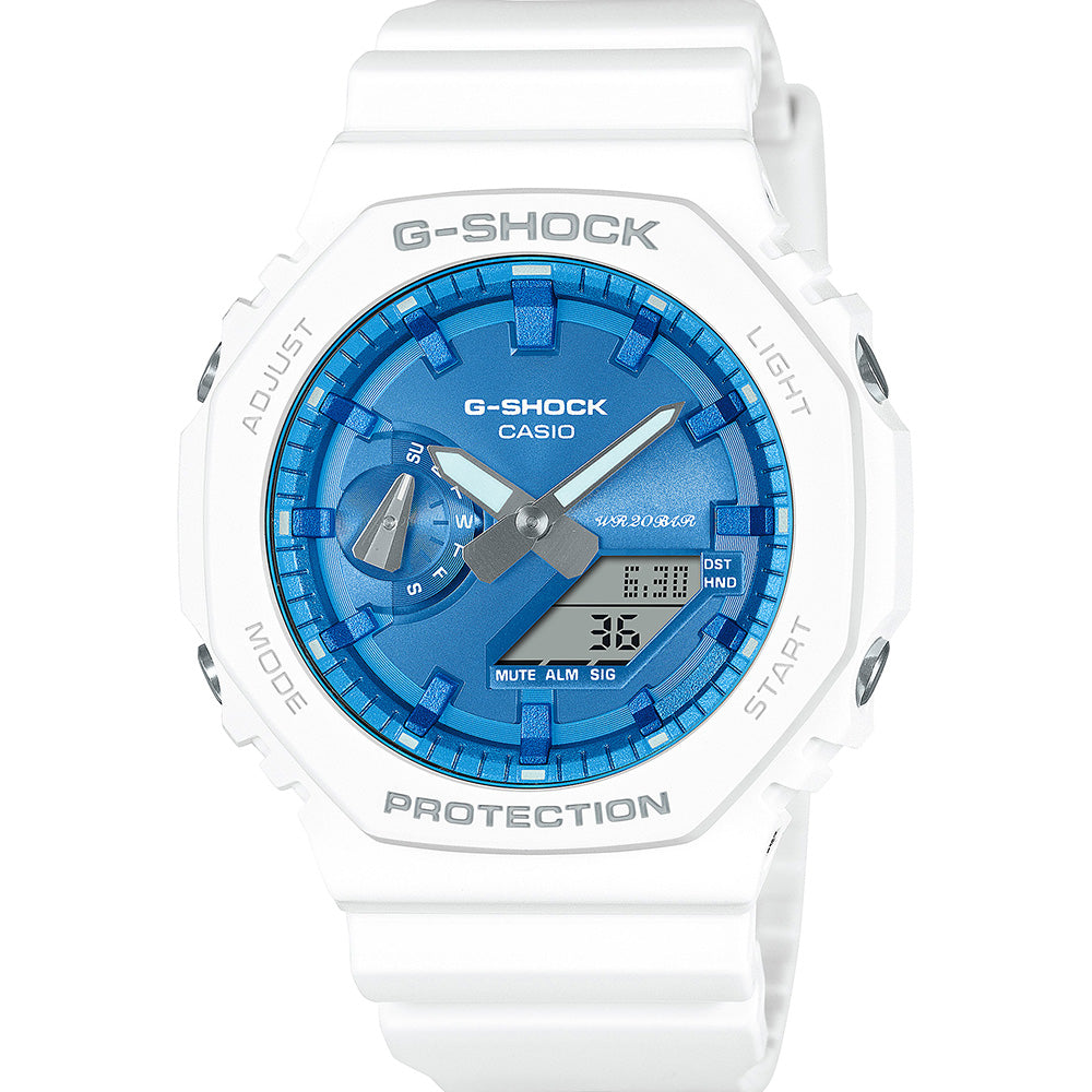 G-Shock GA2100WS-7A Icy Winter Sparkle Digital-Analog Watch