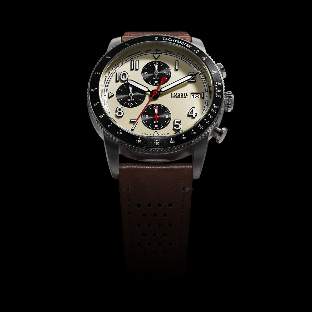 Fossil Sport Tourer FS6042 Chronograph Watch with Racing Energy