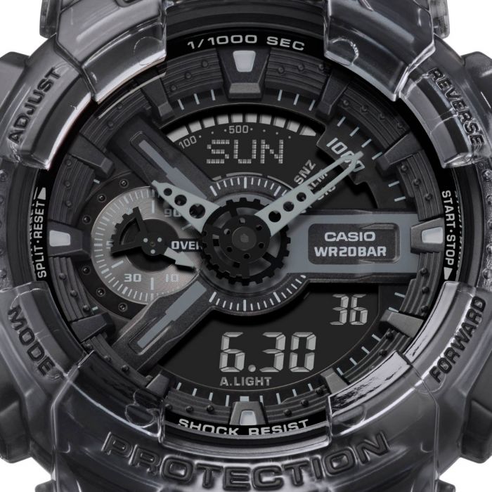 G-Shock GA110SKE-8A Men's Transparent Series Sports Watch in Black Color
