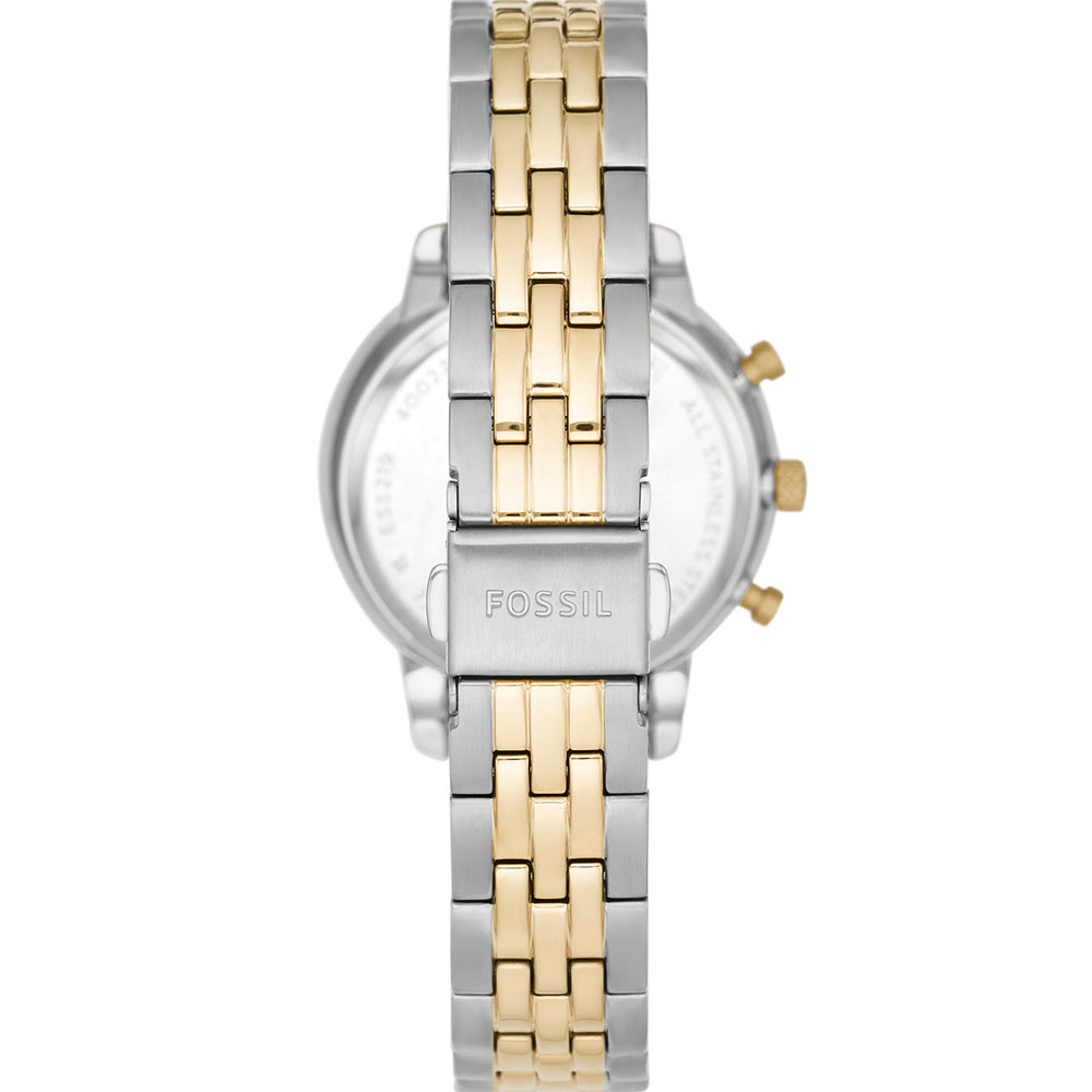 Fossil Neutra ES5216 Two-Tone Stainless Steel Women's Chronograph Watch