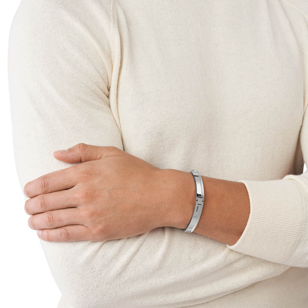 Fossil Fashionable Stainless Steel Harlow Bracelet with 18.5+1.5cm Length