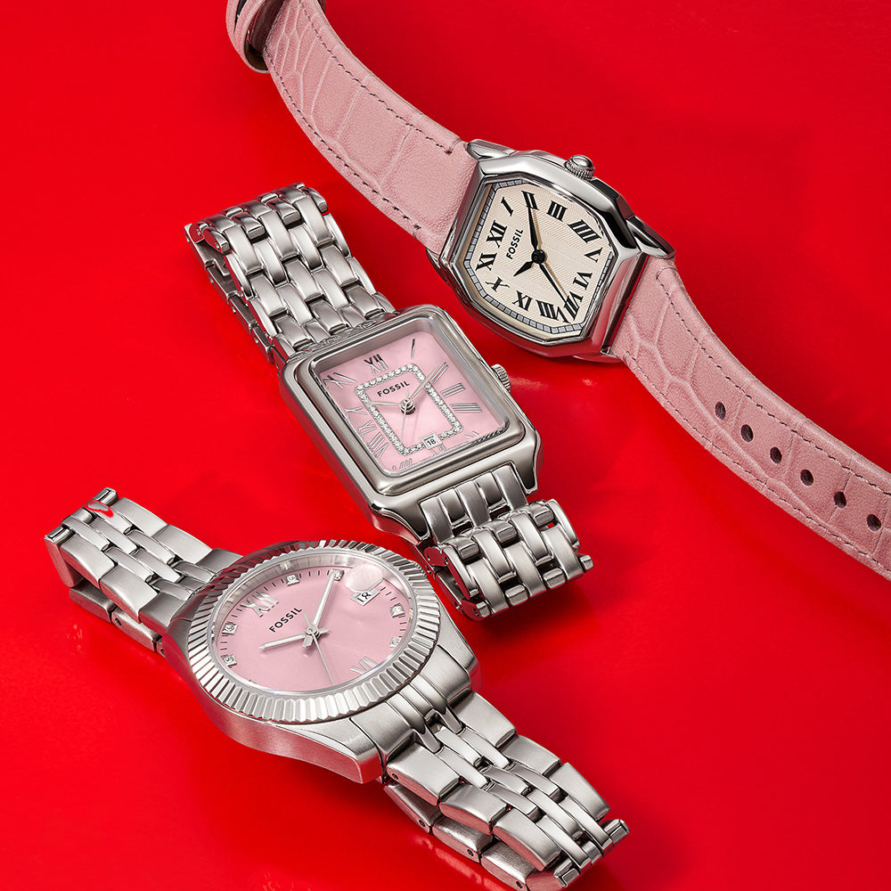 Fossil Stylish Raquel ES5401 Quartz Watch with Stainless Steel Design