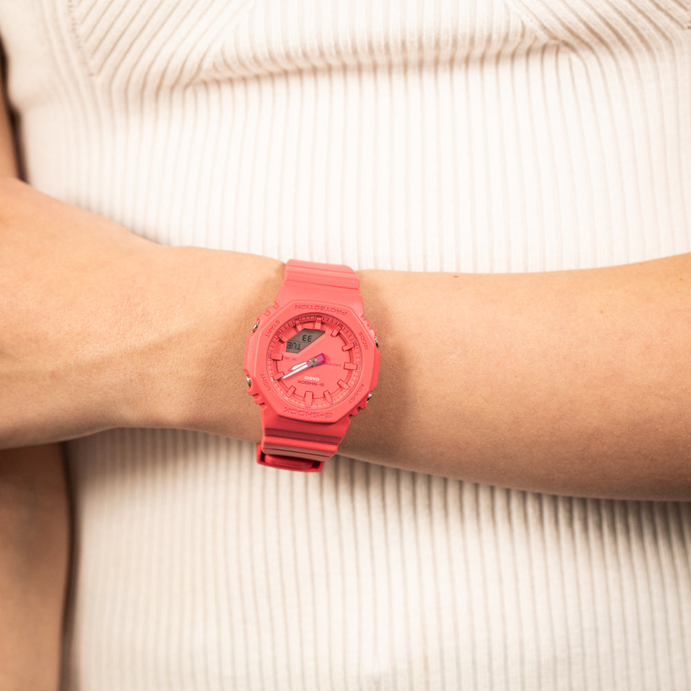 G-Shock GMAP2100-4A Itzy Red Tone-On-Tone Stylish Watch