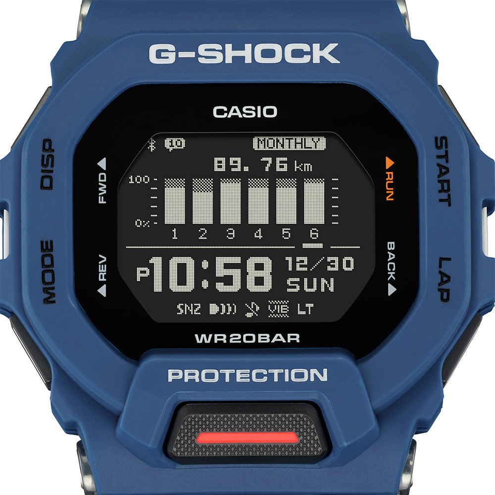 G-Shock G-Squad Digital GBD200-2D Blue Sports Smart Watch