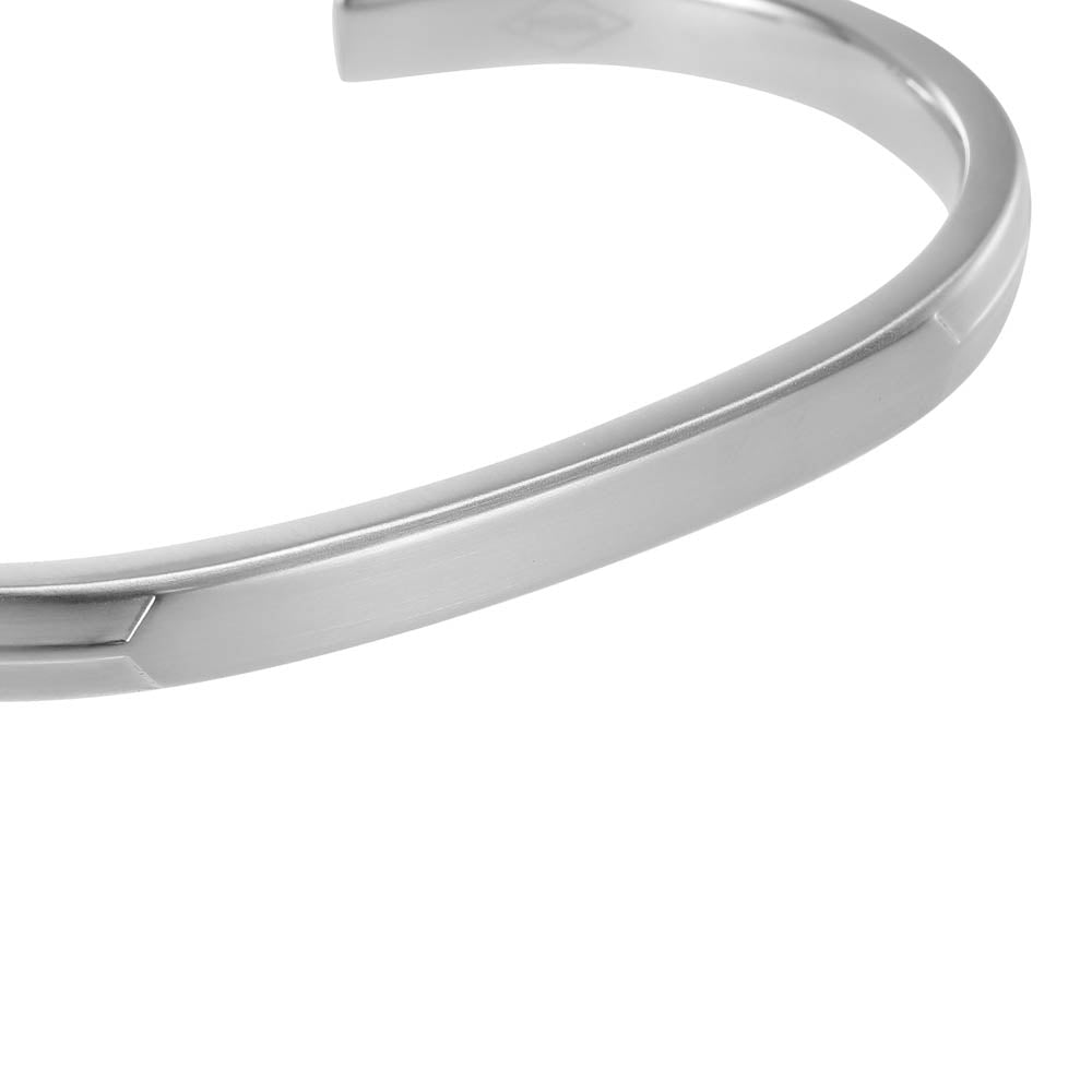 Fossil Stylish Stainless Steel Jewelry Cuff Bangle for Fashion Lovers