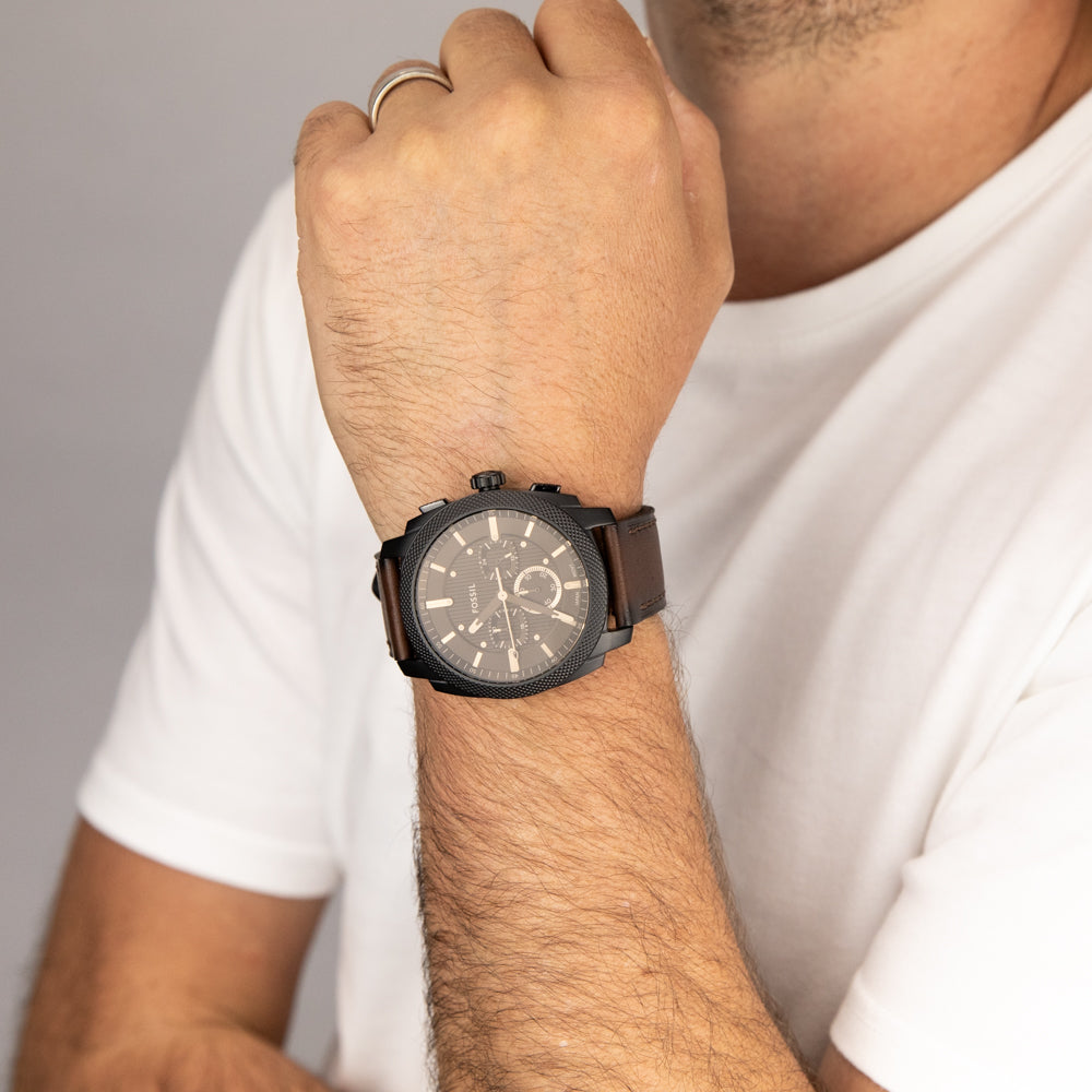 Fossil Machine FS6101 Men's Chronograph Watch with Stylish Design