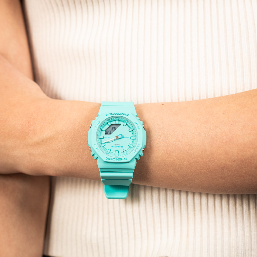 G-Shock GMAP2100-2A Itzy Tone-On-Tone Blue Stylish Wristwatch for Fashionable Individuals