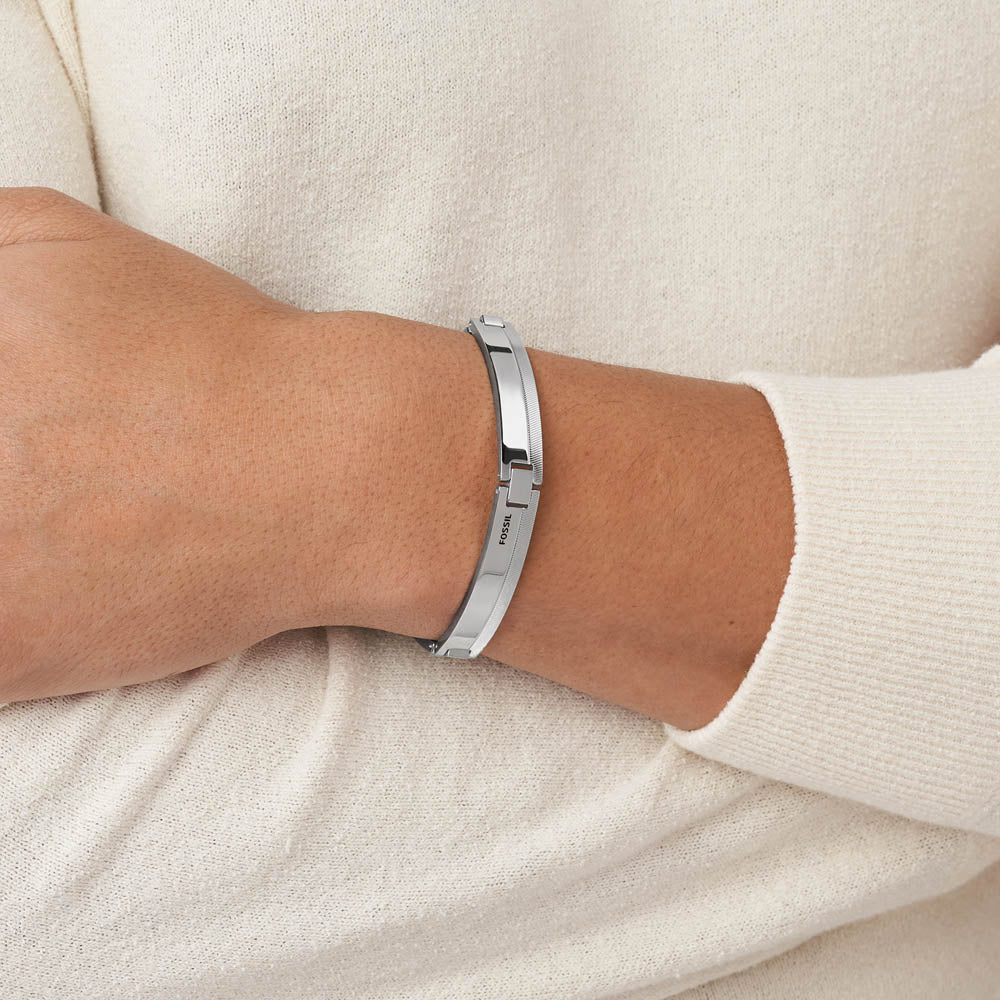 Fossil Fashionable Stainless Steel Harlow Bracelet with 18.5+1.5cm Length