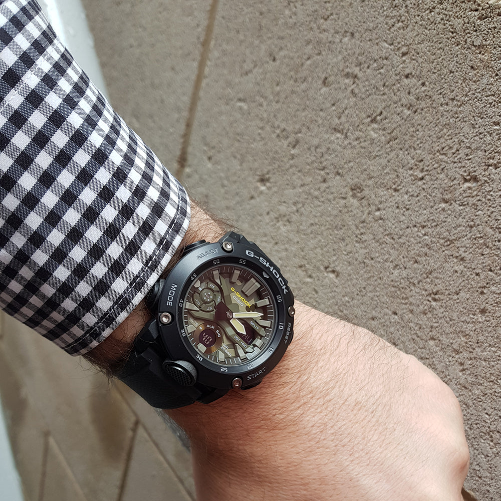 Casio Men's G-Shock GA-2000SU-1ADR Carbon Core Guard Watch