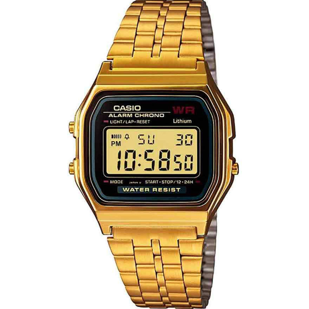 Casio Retro-Style A159WGEA-1 Digital Watch with Classic Design