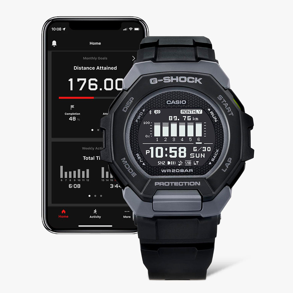 G-Shock GBD300-1D G-SQUAD Bluetooth Sports Watch with Smart Features