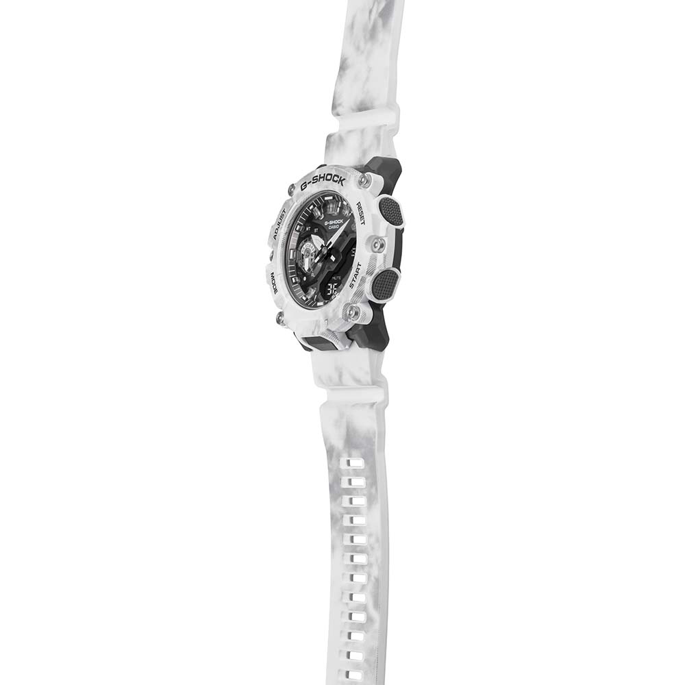 G-Shock GA2200GC-7A Stylish Grunge Snow Camo Watch