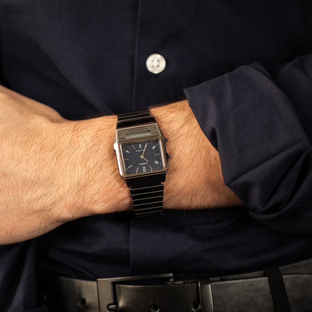 Casio AQ800EB-2A Vintage Watch with Retro-Modern Charm
